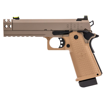Raven HEX-Comp Gas Blowback Pistol in Desert Tan (RGP-03-60)