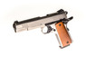 Raven M1911 - MEU GBB Pistol in Brushed Aluminium with Wood Grips (RGP-02-25)