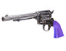 King Arms SAA .45 Med Peacemaker Gas Black Revolver in Blue