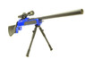 Cyma ZM51 bolt action sniper rifle with scope & bipod in Blue
