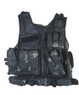 Kombat Uk Cross Draw Tactical Vest In Black Camo