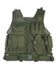 Kombat Uk Cross Draw Tactical Vest In Army Green
