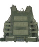 Kombat Uk Cross Draw Tactical Vest In Army Green