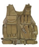 Kombat Uk Cross Draw Tactical Vest In Desert Tan