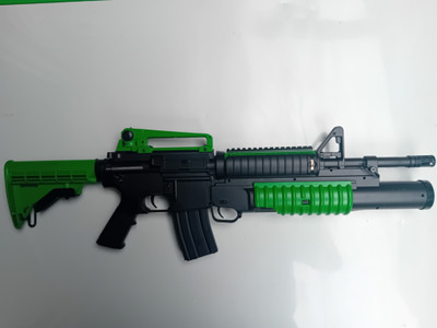 Double Eagle M813 - M4 Replica AEG with M203 Grenade Launcher in Green (M813-GR)