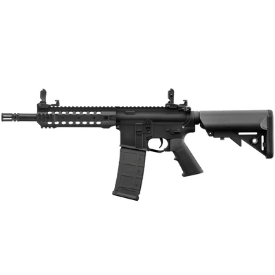 Nuprol Delta Pioneer Jackal AEG Rifle (7") In Black (NEG-DPJ-07-BLK)