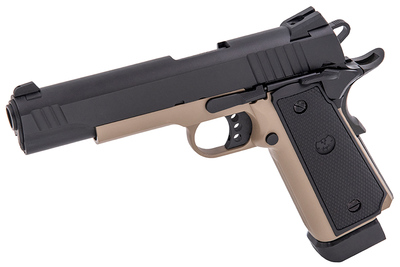 Raven Hi-Capa R14 GBB Pistol in Desert Tan with Black Slide (RGP-03-38)