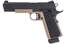 Raven Hi-Capa R14 GBB Pistol in Desert Tan with Black Slide (RGP-03-38)