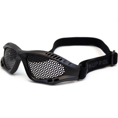 Nuprol SHADES Mesh Eye Goggles - Tactical Black (6000)