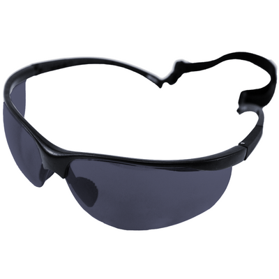 Nuprol Airsoft Glasses – Black Frame / Smoked Lens (6041-SM)