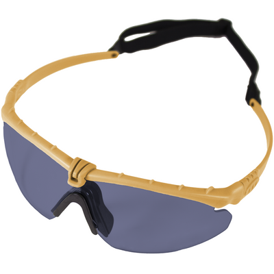 Nuprol Battle Pro’s Protective Eyewear – Tan Frame / Smoked Lens (6042-TNSM)