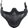Nuprol Mesh Lower Face Shield V1 in Tactical Black