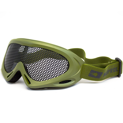 Nuprol PRO Mesh Goggles Airsoft Eye Protection in Green (Large) (6011)