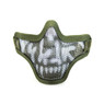 Nuprol Airsoft Mesh Lower Face Shield Skull in Green (6026)