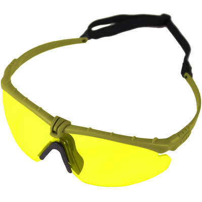 Nuprol Battle Pro’s Protective Eyewear – Green Frame / Yellow Lens