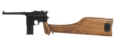 WE Tech - M712 Broomhandle Mauser GBB Pistol with Stock