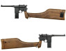 WE Tech - M712 Broomhandle Mauser GBB Pistol with Stock