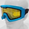 Nuprol Battle Visor Dual Lens Protective Airsoft Eyewear (Clear-Blue)