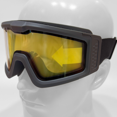 Nuprol Battle Visor Dual Lens Protective Airsoft Eyewear (Clear-Grey)