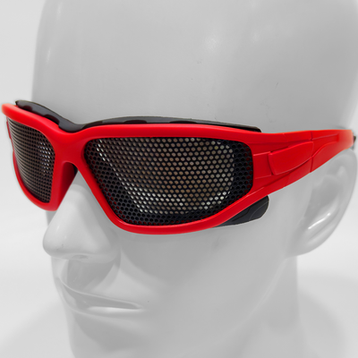 Nuprol Defence Pro's Mesh Airsoft Eye Protection – Red Frame
