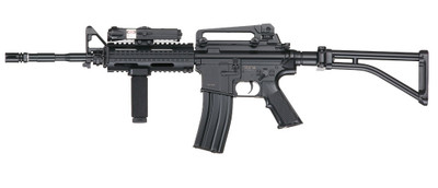 ICS M4 RAS OA93 Folding Stock AEG Rifle in Black