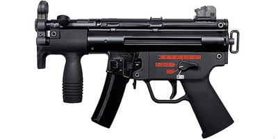 WE Apache MP5K GBB Submachine Gun in Black