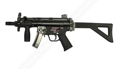 WE Apache MP5 PDW GBB Submachine Gun in Black