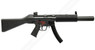 WE Apache MP5 SD1 GBB Airsoft Submachine Gun In Black