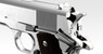 Tokyo Marui Colt 1911 Series 70 GBB Pistol in Nickel Finish