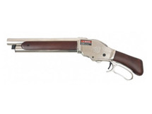 Golden Eagle M1887 Short Gas Shell Ejecting Shotgun in Real Wood - Silver (8701SV)