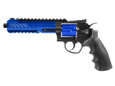 SRC TITAN 6" Co2 Full Metal Airsoft Revolver in Blue