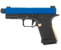 SAI Utility BLU Compact RMR-Cut Slide GBB Airsoft Pistol in Blue