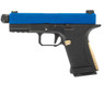 SAI Utility BLU Compact RMR-Cut Slide GBB Airsoft Pistol in Blue