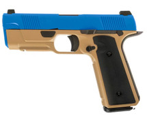 Armorer Works EMG / Hudson™ H9 Gas Blowback Pistol in Tan and Blue