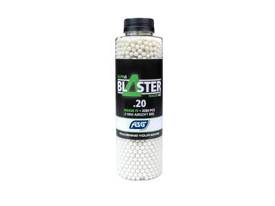 Alpha Blaster Tracer BB Pellets 0.20g in Green - 3300 Rounds