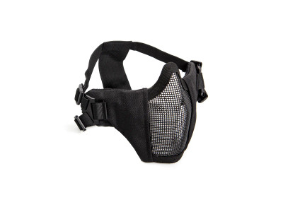 ASG - Strike Systems Metal Mesh Lower Face Mask with Cheek Pads in Black (19079)