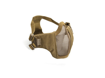 ASG - Strike Systems Metal Mesh Lower Face Mask with Cheek Pads in Tan
