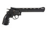 Well G296D Revolver 8" Co2 Metal Revolver in Black