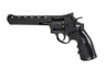 Well G296D Revolver 8" Co2 Metal Revolver in Black