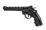 Well G296D Revolver 8" Co2 Metal Revolver in Black
