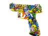 Gel Ball Blaster Spring Powered P226 in Comic Style