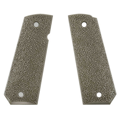 ERGO XTR 1911 Grip Tapered Bottom Hard Rubber Army Green