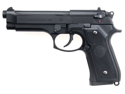 Tokyo Marui Beretta M92F Military GBB Airsoft Pistol in Black