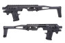 CAA Airsoft MICRO RONI G3 Pistol-Carbine Conversion for P320 M17 & M18 (Black)