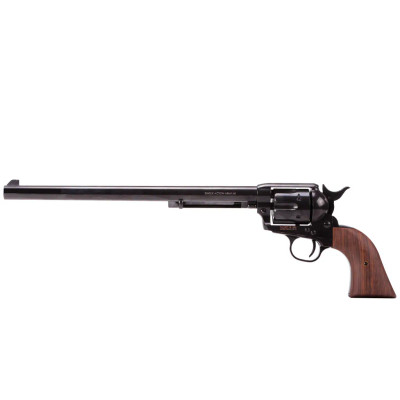 King Arms SAA .45 Peacemaker Revolver Long in Electroplating Black