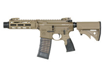 CYMA/EMG Daniel Defense DDM4 PDW SBR MWS GBB Rifle in Tan
