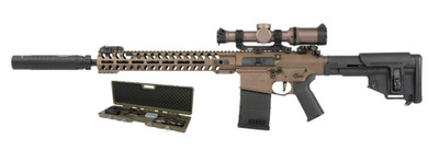 Ares AR-308L Deluxe Version AEG Rifle DMR Set inc Hard Case (Bronze)
