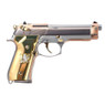 WE M92F Calico Jack Gas Blowback Pistol in Chrome & Gold