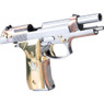 WE M92F Calico Jack Gas Blowback Pistol in Chrome & Gold