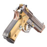 WE M92F Calico Jack Gas Blowback Pistol in Chrome & Gold